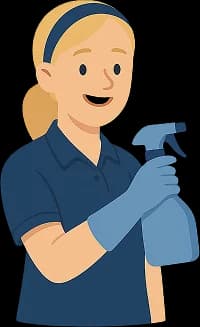 Housekeeper cartoon character