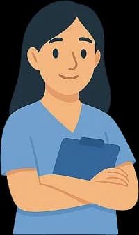 Caregiver cartoon character